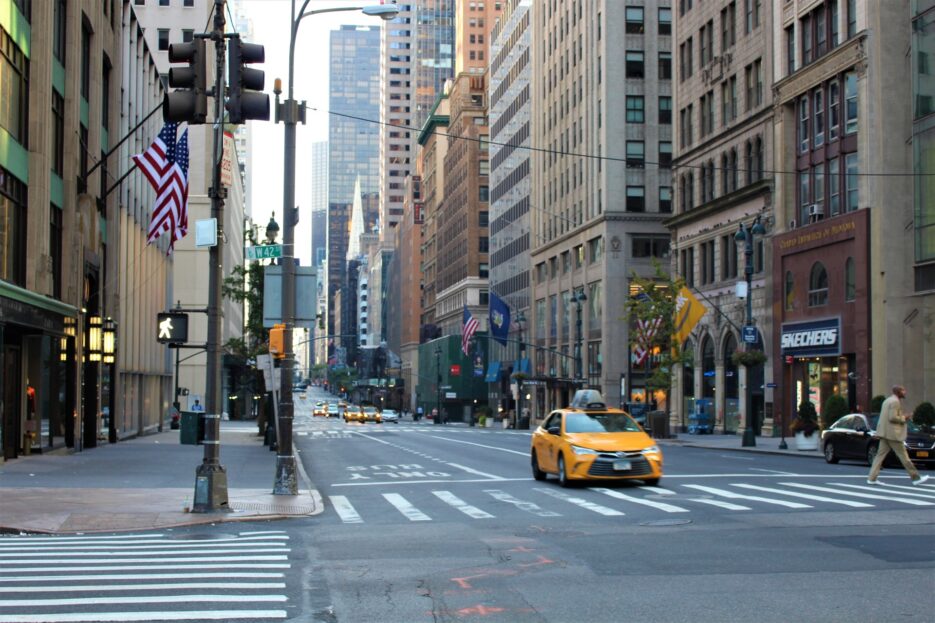 Cab in NY City