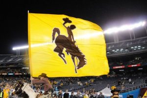 Wyoming Cowboys flag