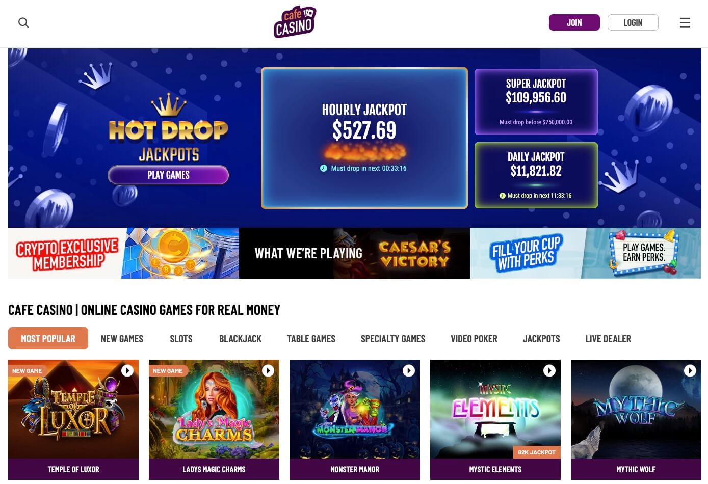 Open Mike on free online casino games to win real money