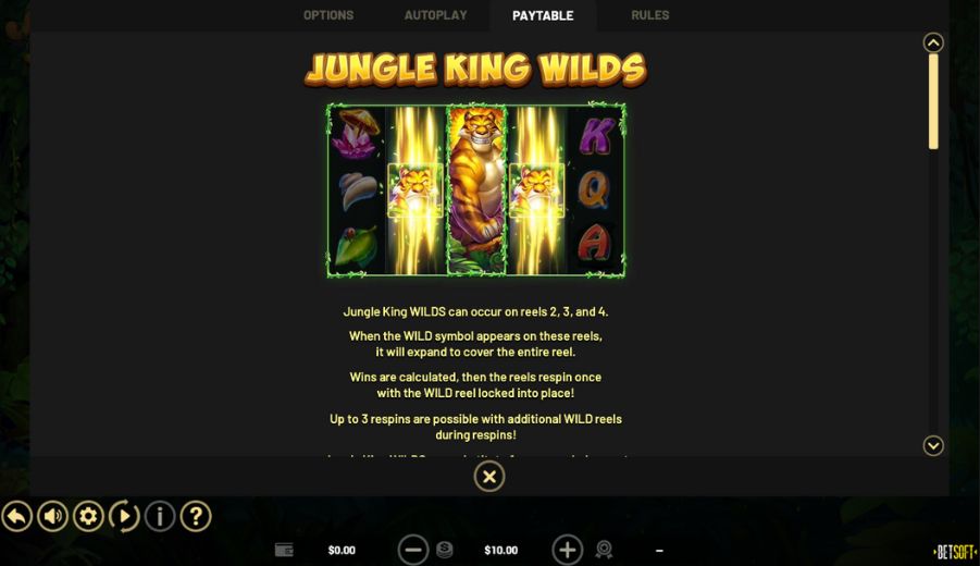 Jungle Stripes Online Slot