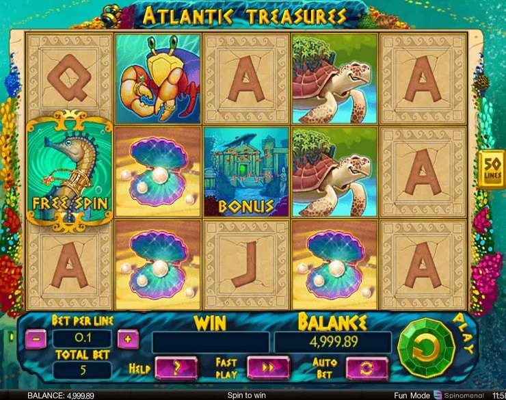 Atlantic Treasures Slot