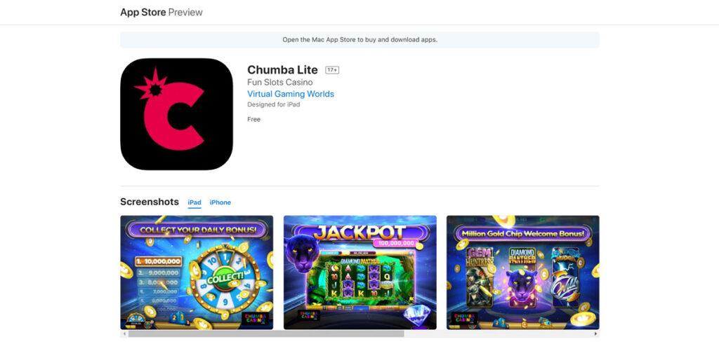 Chumba Lite App
