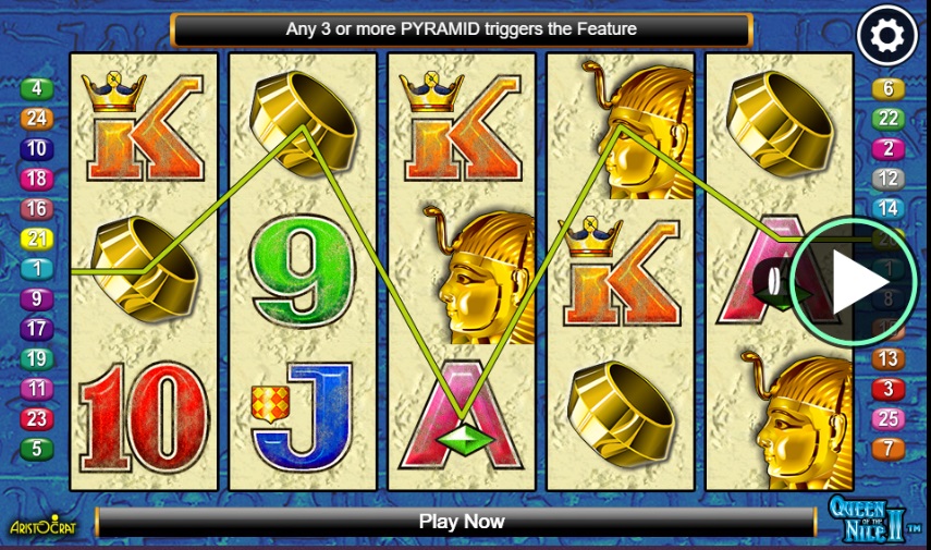 Queen of the Nile Slot Win