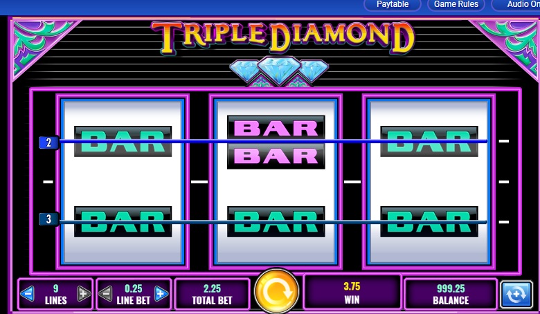 Triple Diamond Win