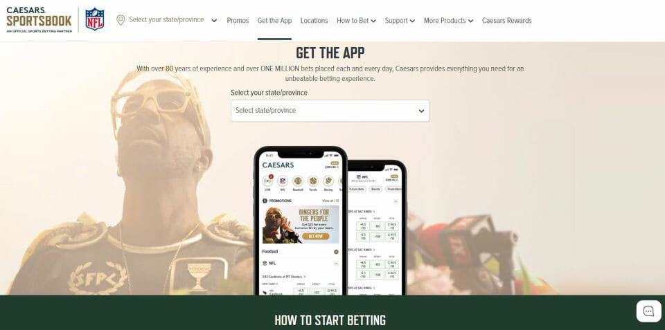Caesars Sportsbook App