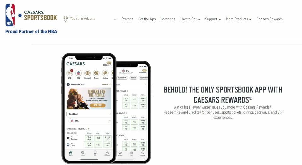 Caesars sportsbook app