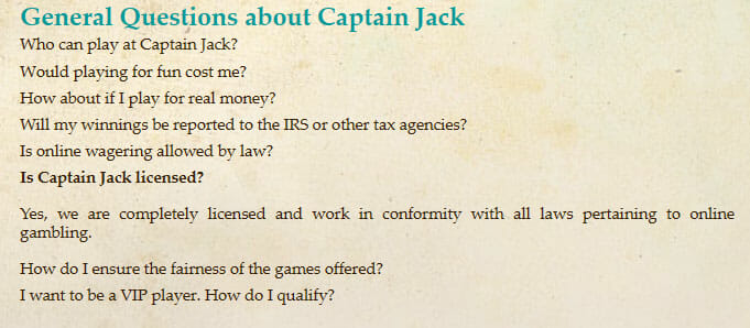 CaptainJackLicense