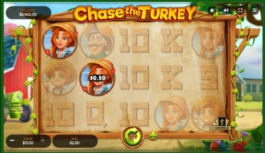 Chase the Turkey Winning Combination