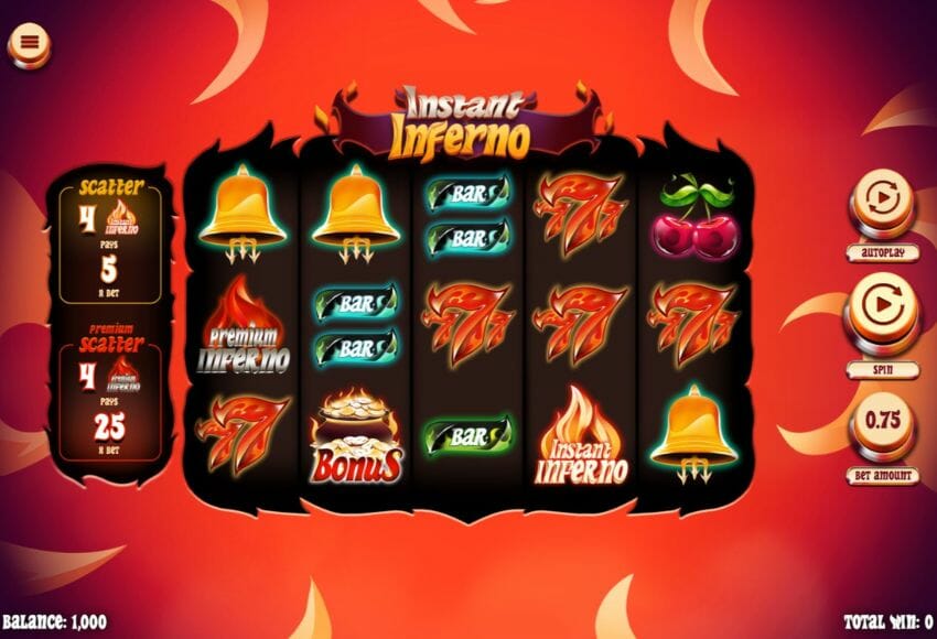 Instant Inferno Slot