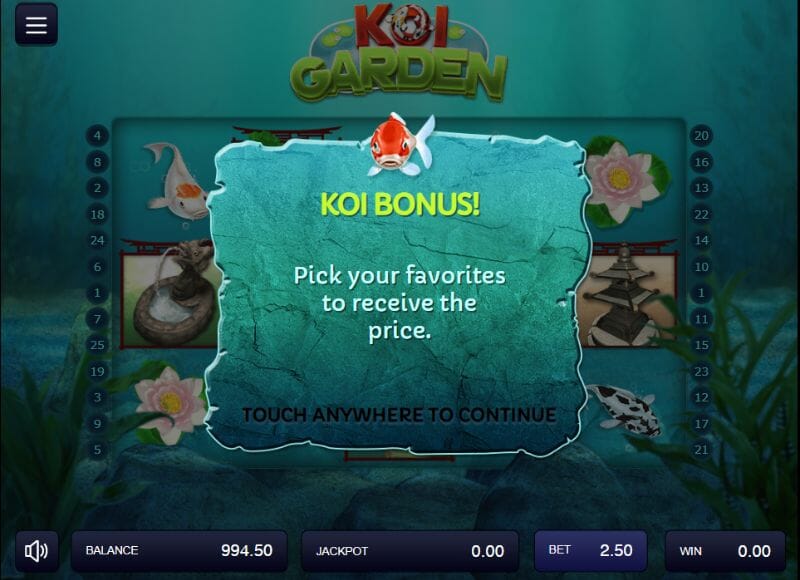 Koi Garden Bonus Slot