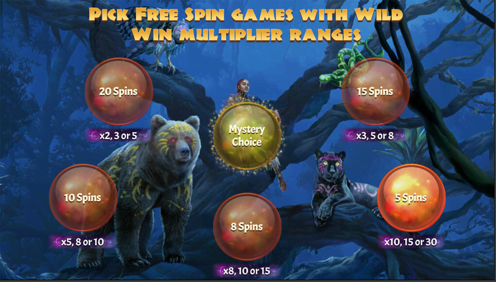 Mystic Wilds Slot Free Spins