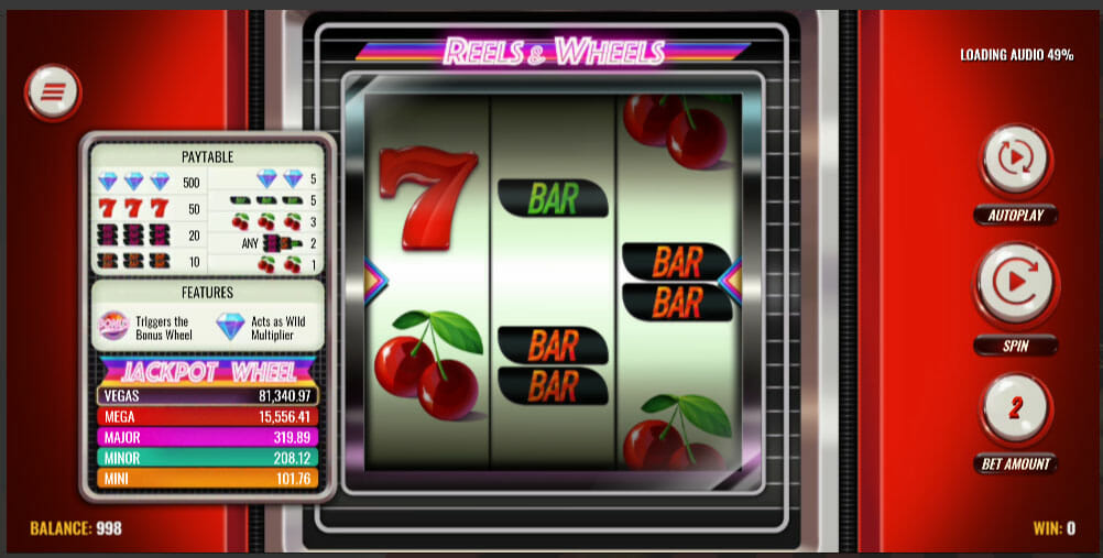 Reels and Wheels Demo Game