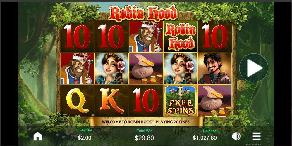 Robin Hood Slots Demo Game