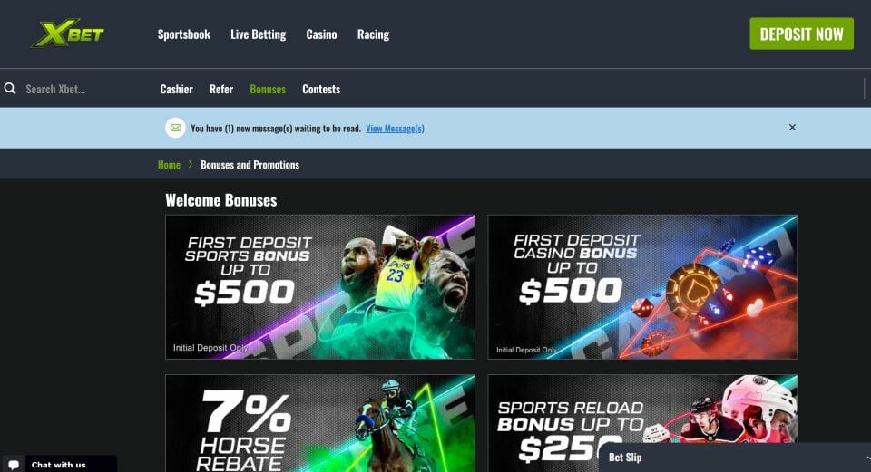 Xbet sportsbook promotions