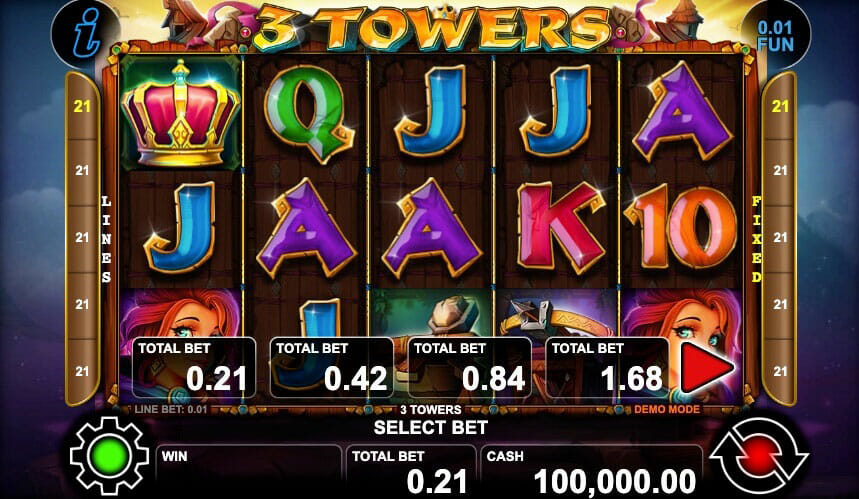 3 Towers Slot by CT Gaming