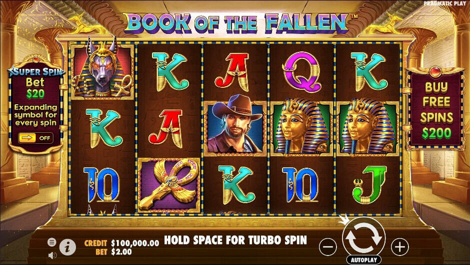Book of the Fallen Slot by Pragmatic Play
