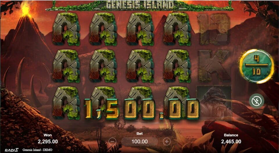 Genesis Island Slot Win