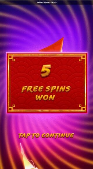 Golden Children Slot Free Spins Bonus