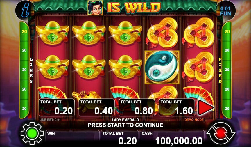 Lady Emerald Slot by CT Gaming