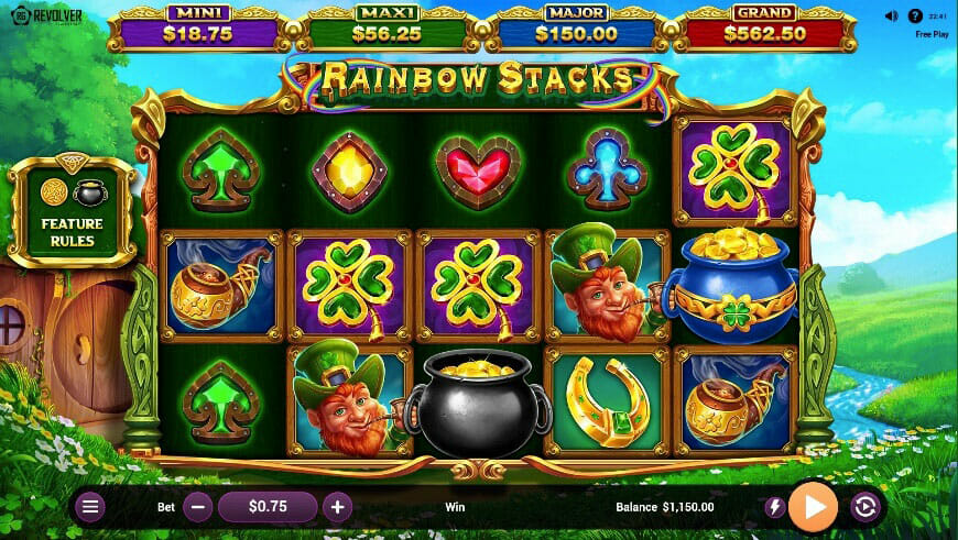 Rainbow Stacks Slot by Revolver Gaming