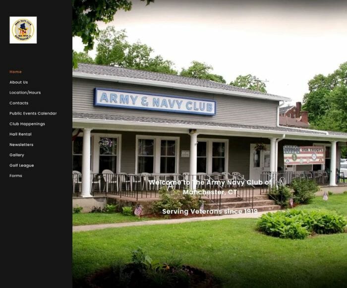 Army & Navy Club Homepage