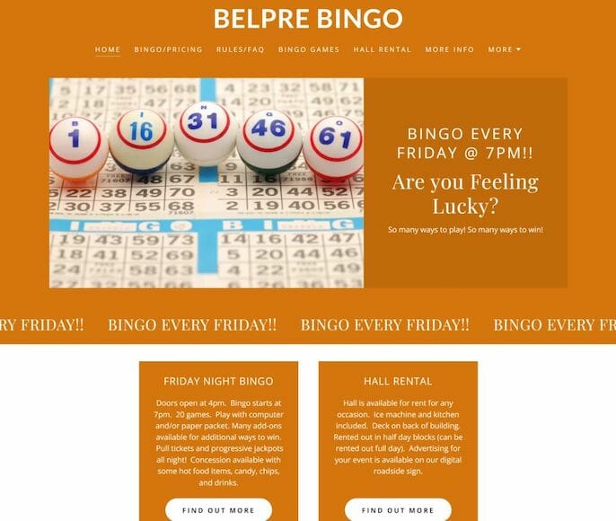 Belpre Bingo