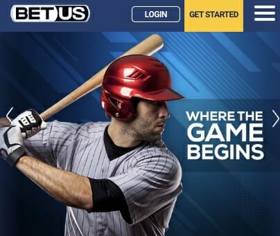 BetUS Mobile sports page