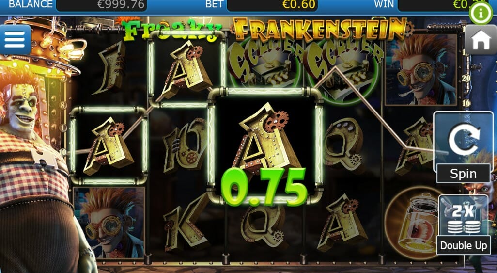 Freaky Frankenstein Win