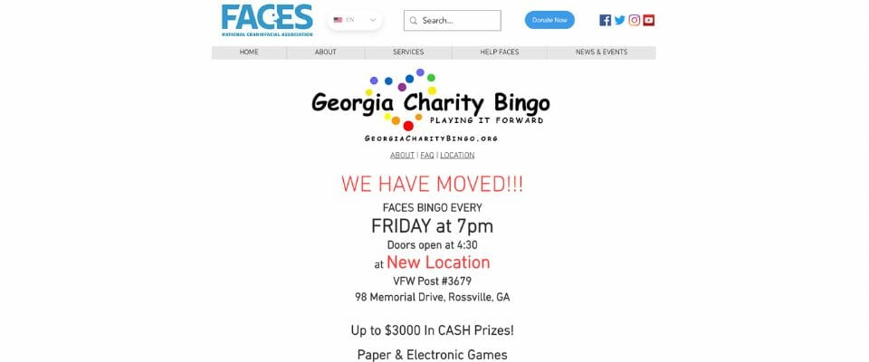 Georgia Charity Bingo