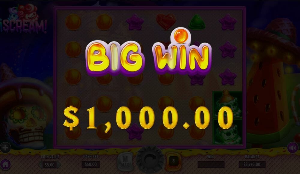 IScream Online Slot Big Win