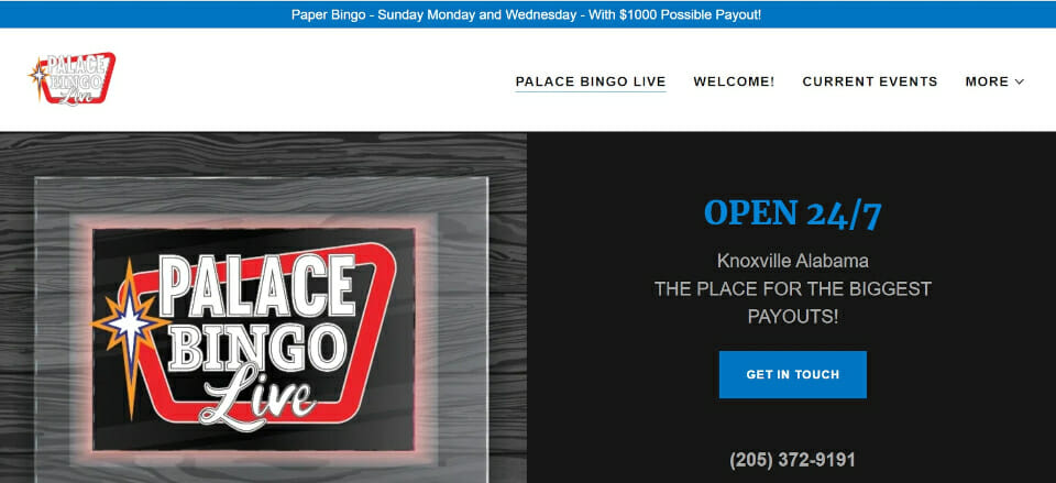 Palace Bingo Live