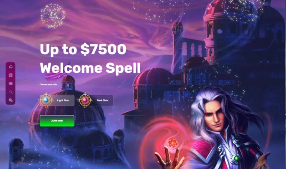 Shazam Casino Homepage