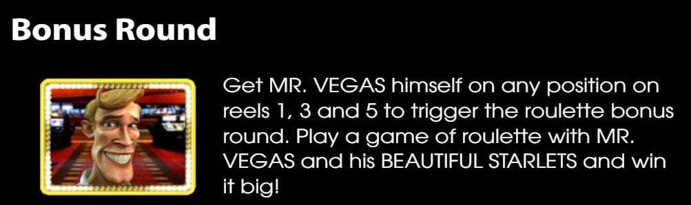 Mr. Vegas Bonus