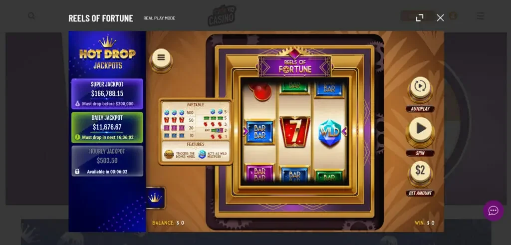 Reels of Fortune Slot Game