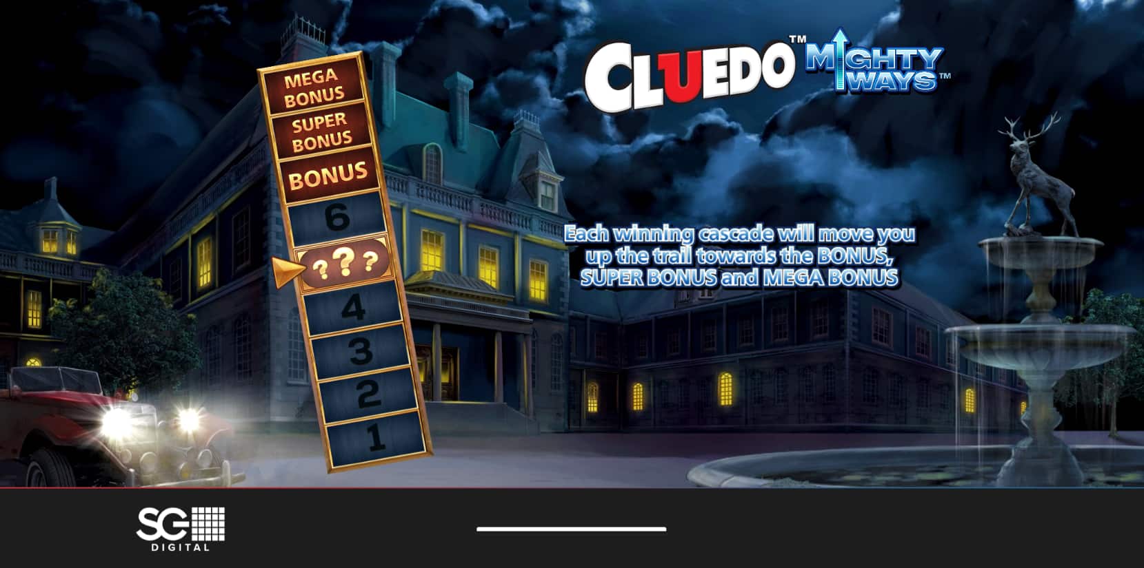 cluedo mighty ways slot