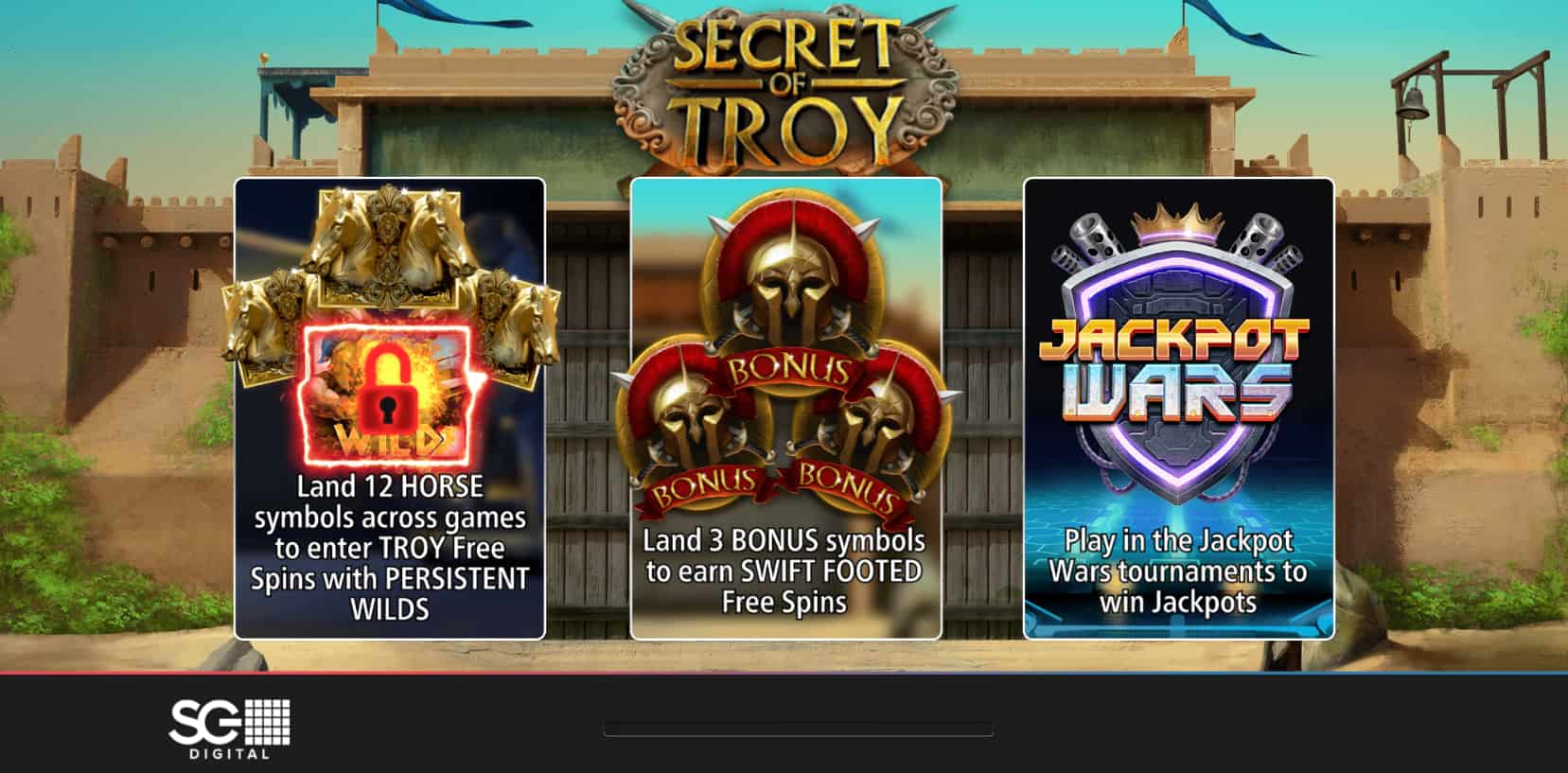 secret of troy slot